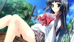 Anime legs long hair