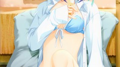 Anime lingerie short hair panties