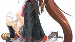 Anime little anime girls little busters visual novels artbook