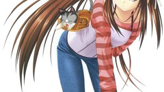 Anime little anime girls little busters visual novels artbook