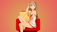 Anime long hair anime girls blue eyes asuka langley soryu neon 