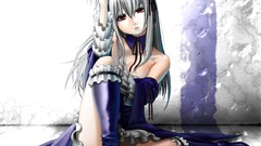 Anime long hair anime girls ecchi