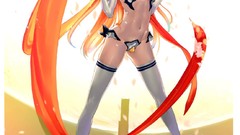 Anime long hair anime girls nekomimi boobs