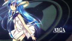 Anime long hair anime girls purple eyes