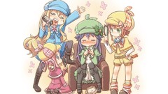 Anime long hair anime girls purple eyes