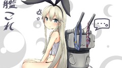 Anime long hair anime girls underwear panties kantai collection 