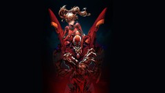 Anime long hair anime girls uniforms asuka langley soryu neon 