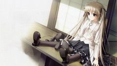 Anime long hair anime girls yosuga no sora