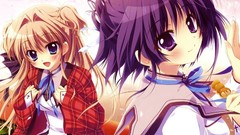 Anime long hair blue eyes