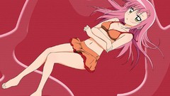 Anime long hair blue eyes