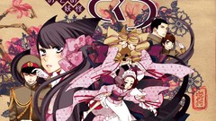 Anime long hair blue eyes skyscapes