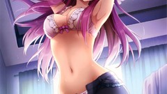 Anime long hair bra duplicate an2a artwork original characters 