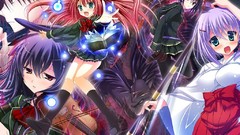 Anime long hair brown eyes