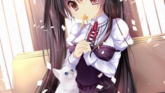 Anime long hair ecchi