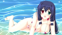 Anime long hair ecchi Kyoukai Senjou no Horizon Asama Tomo