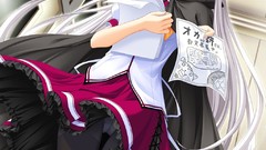 Anime long hair ecchi panties