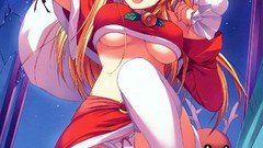 Anime long hair ecchi panties