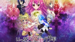 Anime long hair green eyes short hair