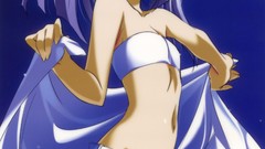 Anime long hair infinite stratos bikini Bodewig Laura