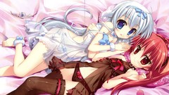 Anime long hair lingerie duplicate takuya