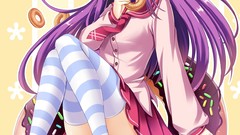 Anime long hair school uniforms