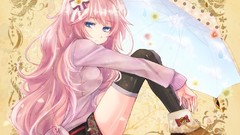 Anime long hair school uniforms