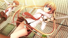 Anime long hair school uniforms game cg panties Sakura 