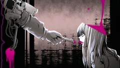 Anime long hair school uniforms short hair