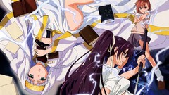 Anime long hair school uniforms short hair toaru majutsu no 