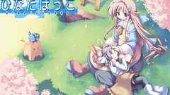 Anime long hair skyscapes