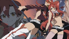 Anime long hair tengen toppa gurren lagann Littner Yoko