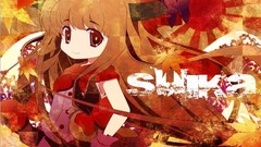 Anime long hair touhou ibuki suika demons video games Oni