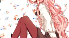 Anime long hair vocaloid megurine luka