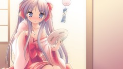 Anime lucky star hiiragi kagami Japanese clothes wind chimes