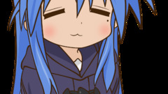 Anime lucky star izumi konata anime girls Simple Background
