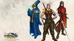 Anime magician Swords blondes smiling blue eyes fire emblem 