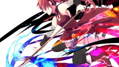 Anime mahou shoujo madoka magica sakura kyouko mahou shoujo
