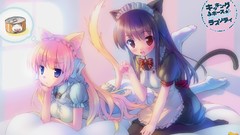 Anime maids nekomimi artwork