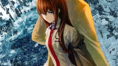 Anime makise kurisu steins gate okabe rintarou