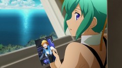 Anime Manga anime girls aquarion evol green hair zessica wong