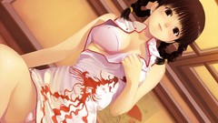 Anime Manga anime girls Chinese clothes thigh highs Dead Or 