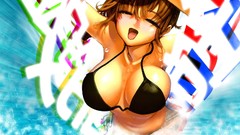 Anime Manga anime girls cleavage boobs hentai