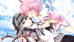 Anime Manga anime girls mahou shoujo madoka magica artwork