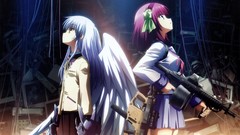 Anime Manga anime girls school uniforms angel beats nakamura 