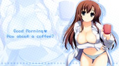 Anime Manga anime girls underwear panties huge boobs