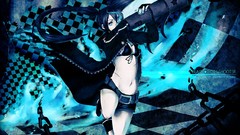 Anime Manga black rock shooter kuroi mato