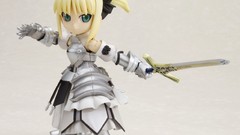Anime Manga Chibi saber anime girls fate stay night saber lily 