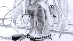 Anime Manga drawings vocaloid megurine luka