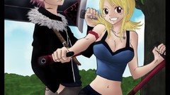 Anime Manga fairy tail Dragneel Natsu Heartfilia Lucy