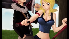 Anime Manga fairy tail Dragneel Natsu Heartfilia Lucy